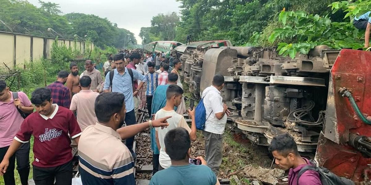 Sylhet-bound Udayan Express derailed, plying of trains suspended